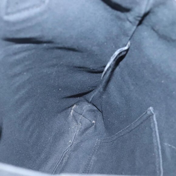 HERMES Fourre Tout Cabas Tote Bag Canvas Black Auth ti3108 - Picture 12 of 16